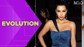 Kim Kardashianss Evolution Throughout The Years Evolution The Mvto