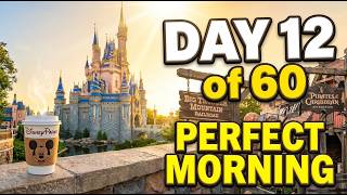 Going To Disney World Every Day For 60 Days - Day 12! - Perfect Morning At Magic Kingdom!