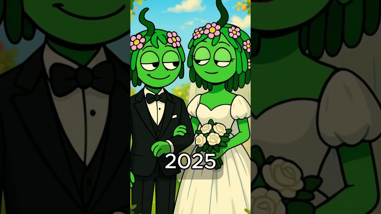 Incredibox Sprunki Baby to Adult Vineria (Green) 