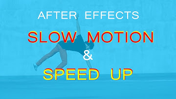 Slow Motion and Speed Up Clips | Easy Method In After Effects