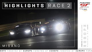 Extended Highlights | Misano Race 2 | Fanatec GT World Challenge Europe 2024