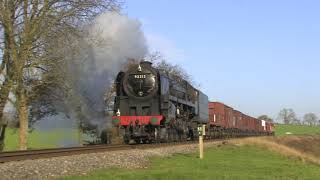 British Railways Class 9F number 92212 at the Mid Hants Railway in November 2014