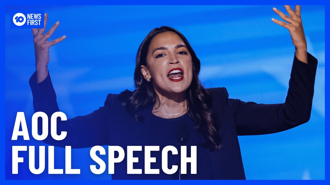 AOC Full Speech DNC Day 1 | 10 News First - YouTube