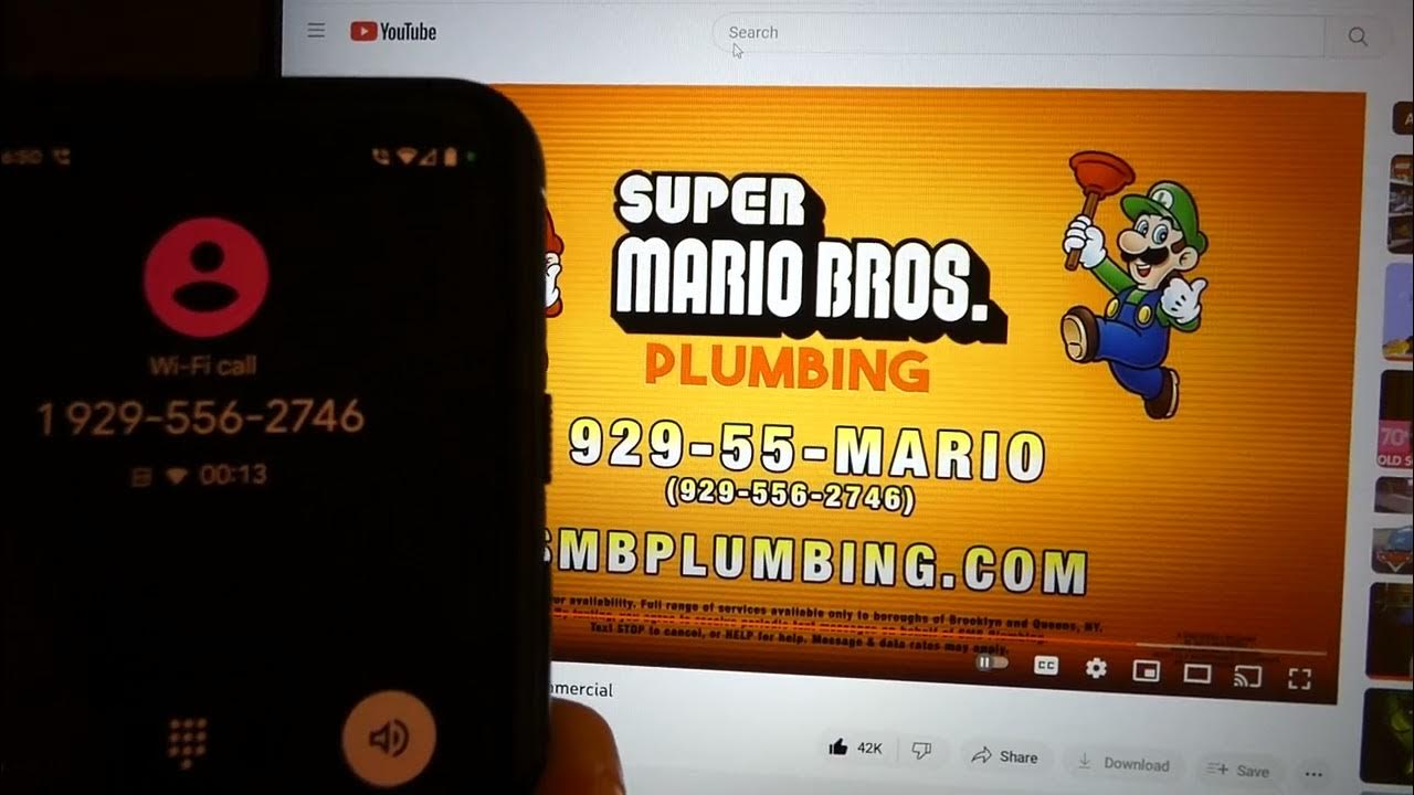 Super mario brothers phone number youtube