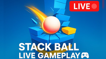 Stack Ball 3d 🔴 LIVE Gameplay (Part-7)#shortslive