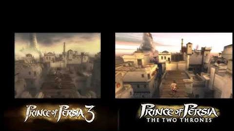 Prince of Persia 3 Kindred Blades Fighting Comparison