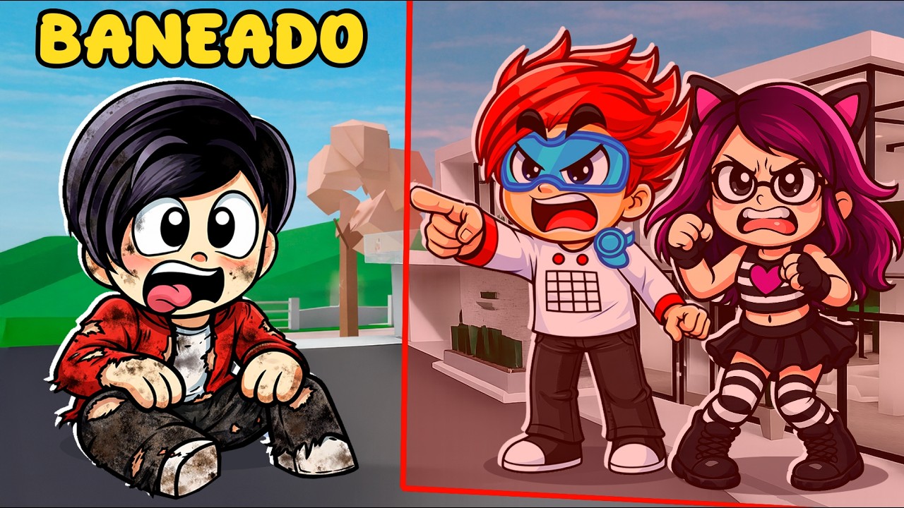 MI FAMILIA me ECHA de su CASA en BROOKHAVEN ROBLOX | Karim Juega