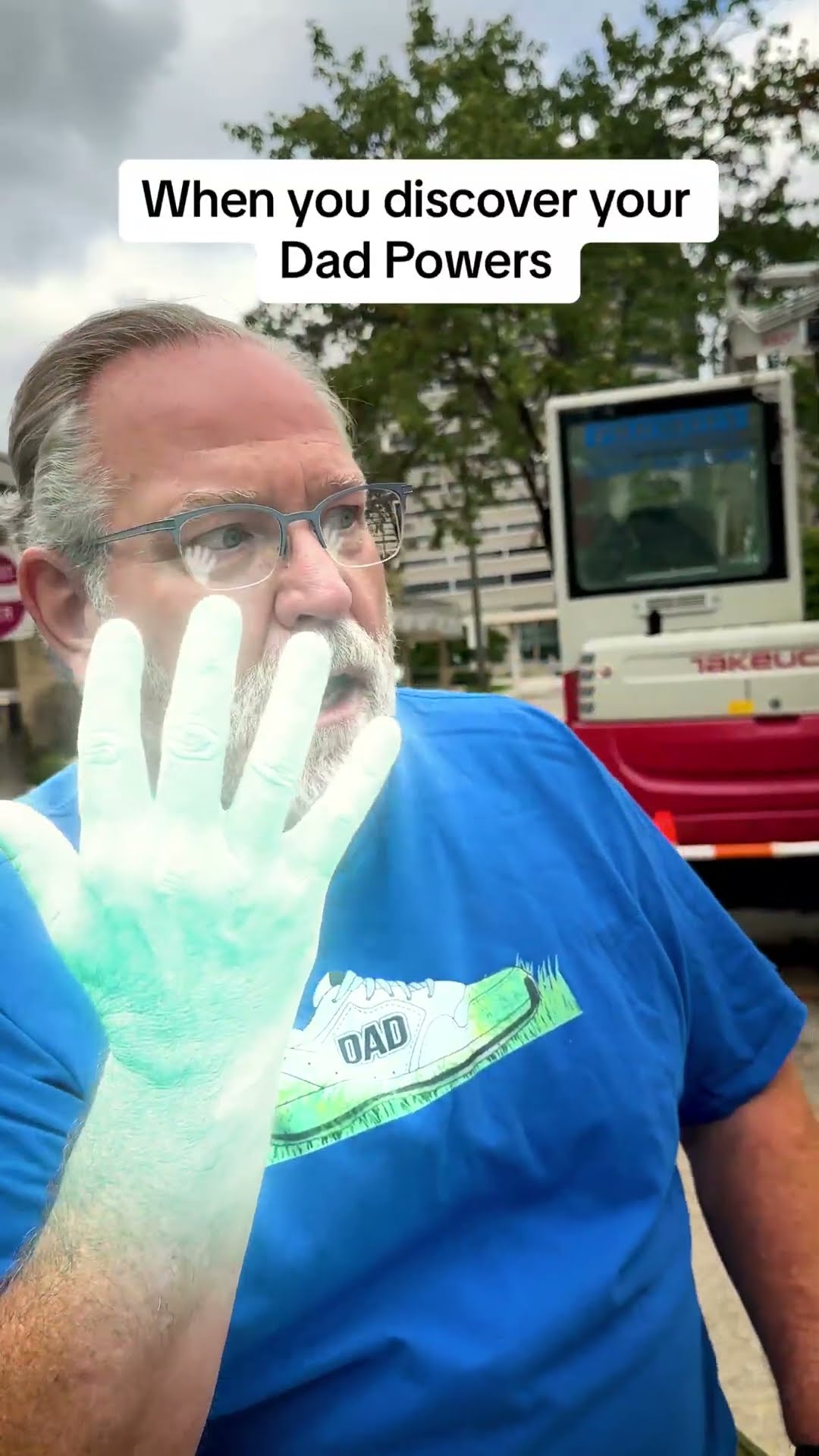 Dads when they discover their true ⚡️Dad Power⚡️Merrick \u0026 @The.McFarlands #vfx #funny #skit #agt