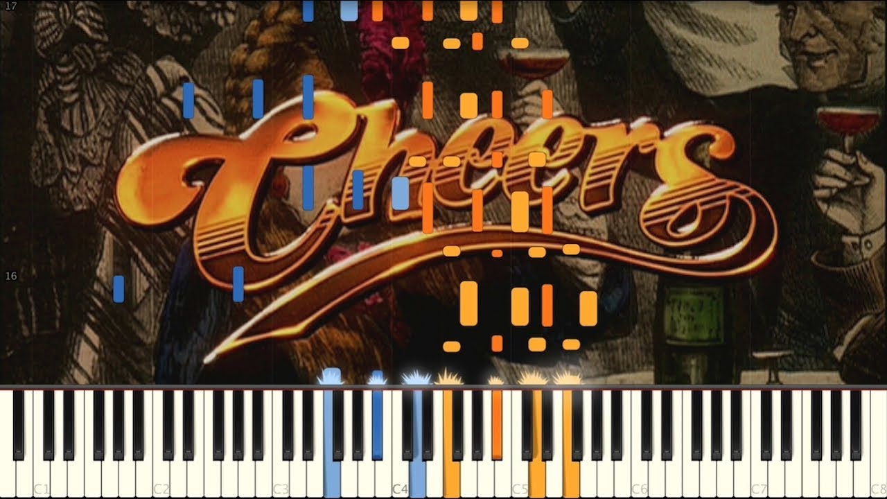 Cheers   Theme Song   Piano Synthesia