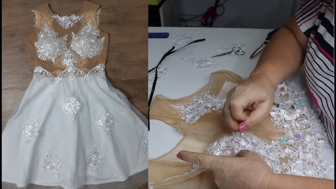 ✅️ DIY Vestido de Casamento com Tule ilusion_Costura passo a passo para  inciantes Gisleide Novelo 