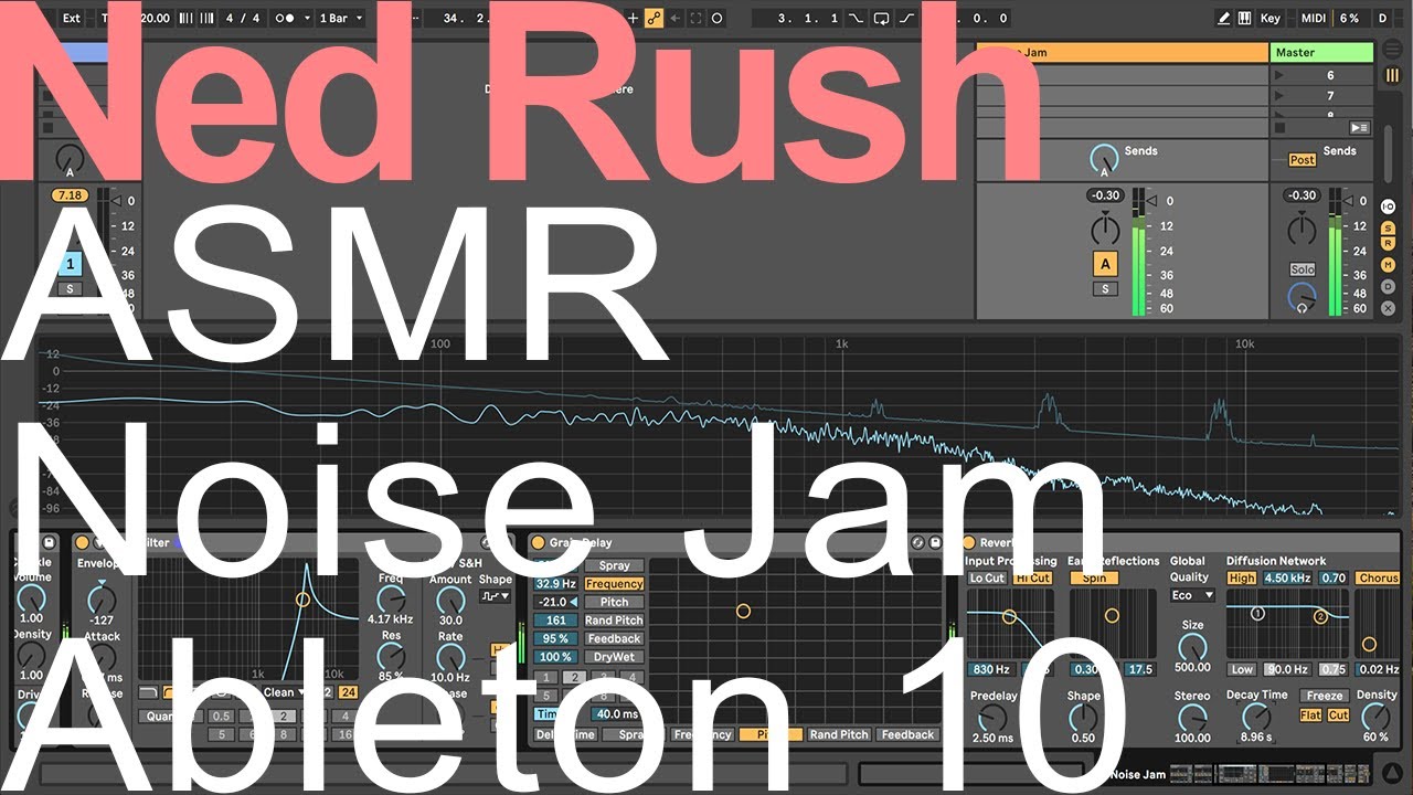 ASMR Noise Jam in Ableton = Ned Rush YouTube