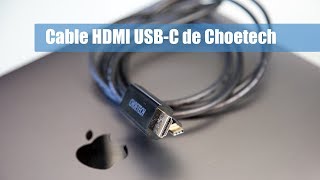 Di adiós a los adaptadores con este cable HDMI a USB-C 