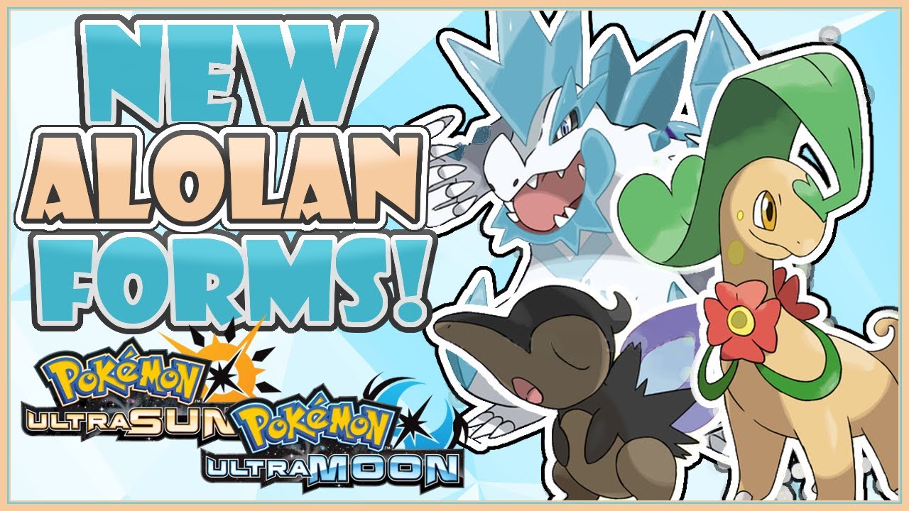 Pokemon Ultra Sun & Moon Alolan Forms! [Wishlist] | CWpoke Top 10 - YouTube