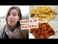 Italian Food Review - Eating Local Pasta and Dessert in Matera, Italy