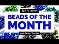 Beads of the Month Club July 2021 Hot & Trendy Two Hole