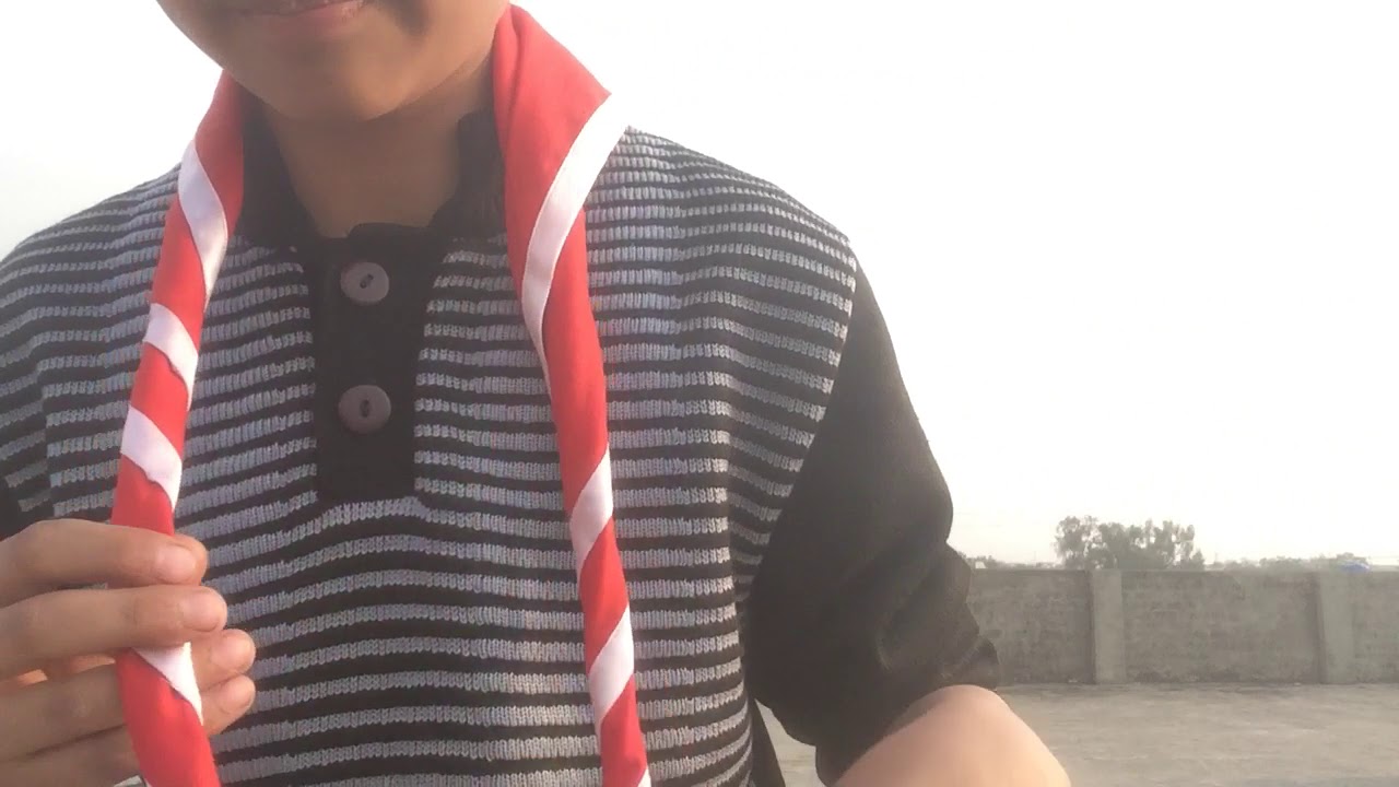 How to make a friendship knot on scouts neckerchief YouTube