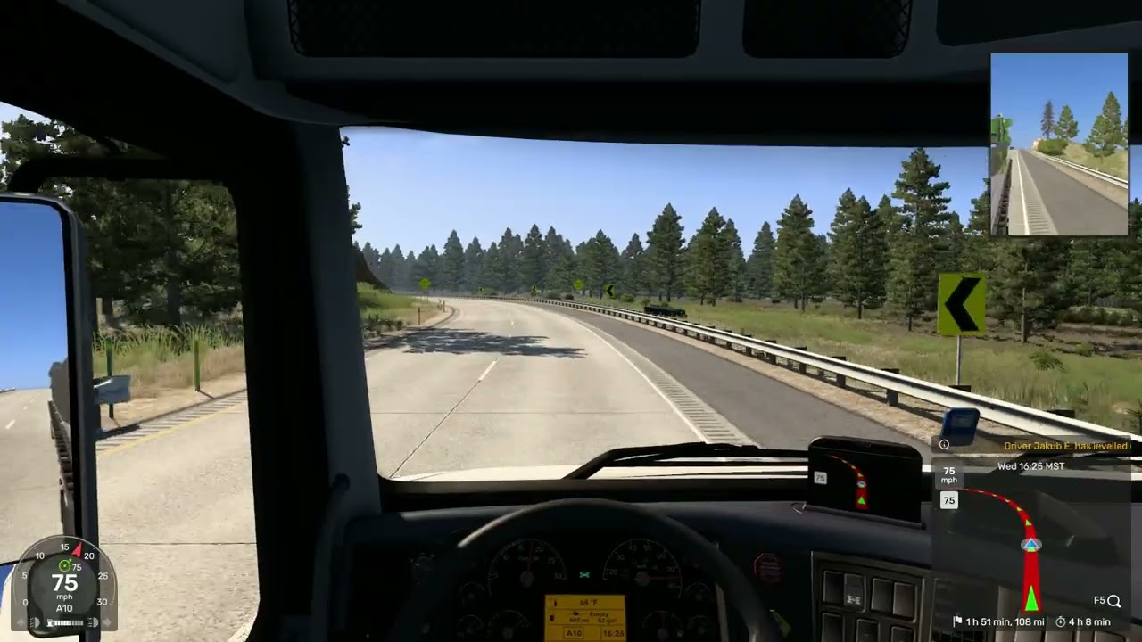 American Truck Simulator #57 Flagstaff-Kingman Plows (No music, chill driving)