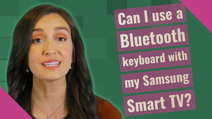Welche bluetooth tastatur für samsung smart tv