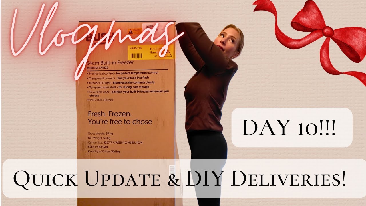 Vlogmas 10 | Ремонт дома и декабрьские доставки