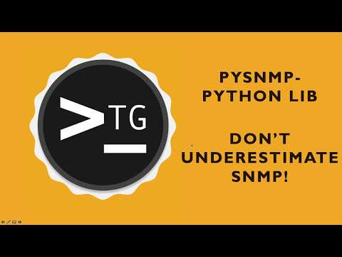 Python SNMP! Basic Usage!