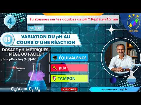 CH_4E_SC_EXP-9- VARIATION DU pH AU COURS D’UNE RÉACTION | DOSAGE pH : LE PIÈGE ÉVITÉ