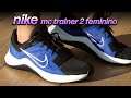 Tênis Nike MC Trainer 2 Feminino, Cor Preto com Azul, Tamanho 36, DM0824-002