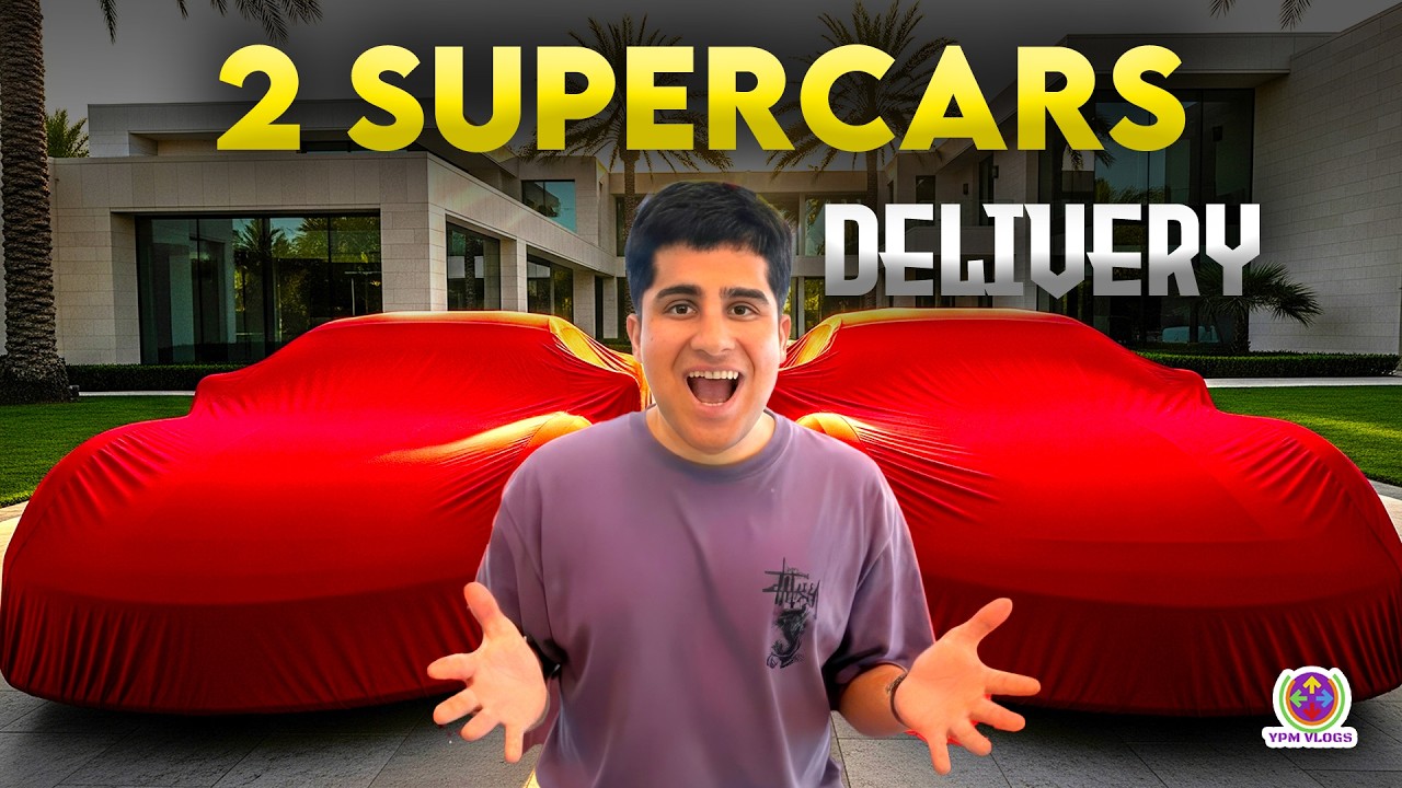 MY INSANE 2 SUPERCARS DELIVERY DAY 😍🔥