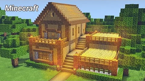 我的世界建築教學小型現代別墅02 Minecraft