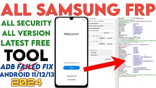 all samsung frp bypass free tool 2024 | adb enabled failed | finaly method | new security one click
