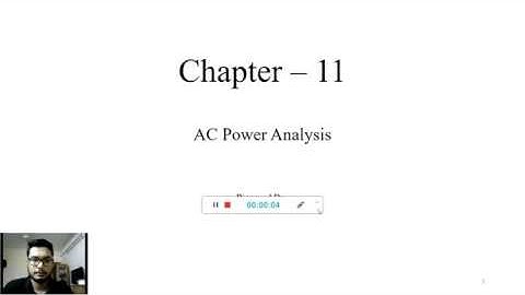 Ch 11 : AC Power Analysis : Part 1