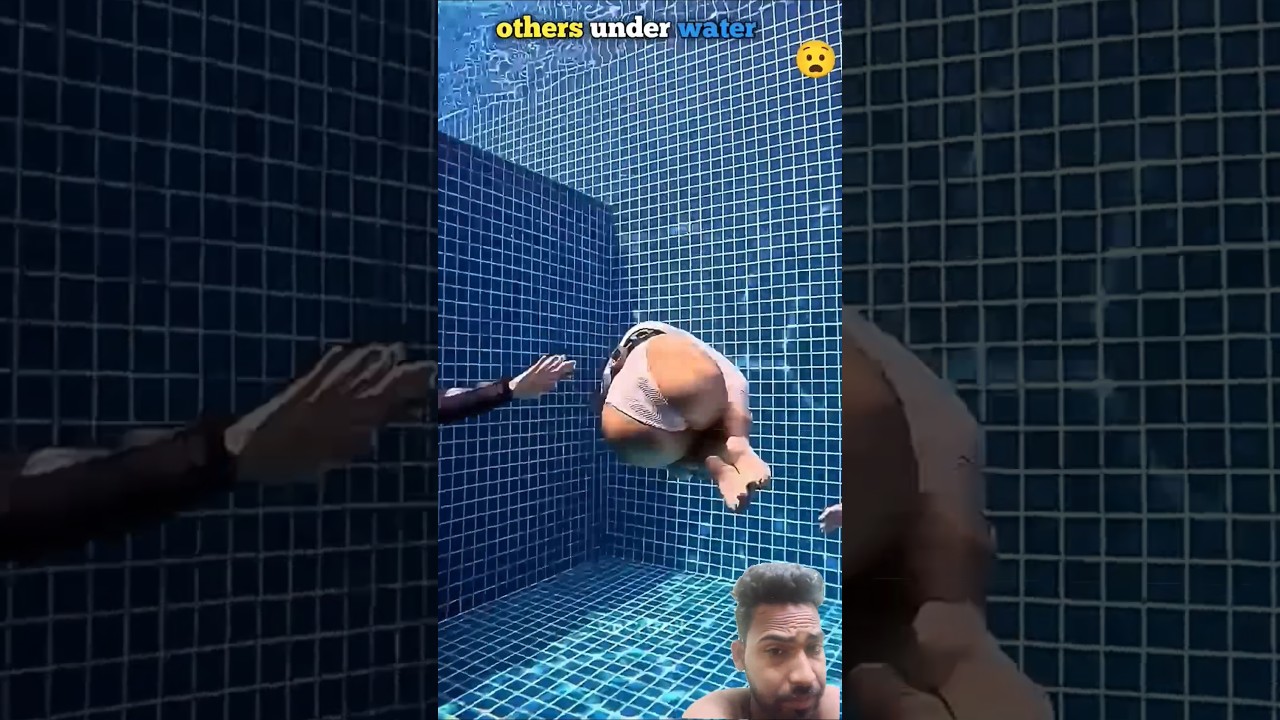 under water talent 😱💀☠️ 