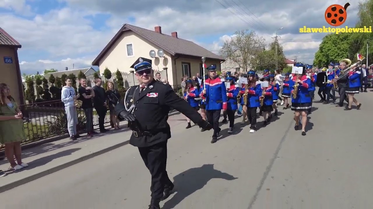 Chamsk 2022. Obchody jubileuszu 100-lecia Ochotniczej Straży Pożarnej w Chamsku. Nadanie sztandaru