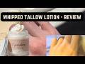 Organic Whipped Tallow Cream Lotion for Dry Hands / Face - Amallow Review