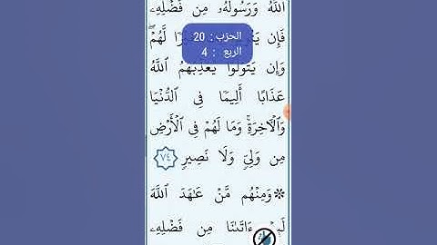 سورة التوبة بالتجويد صفحه (١٩٩)