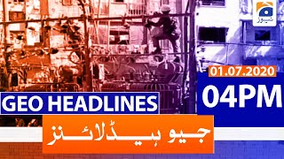 Geo Headlines 04 PM | 1st July 2020