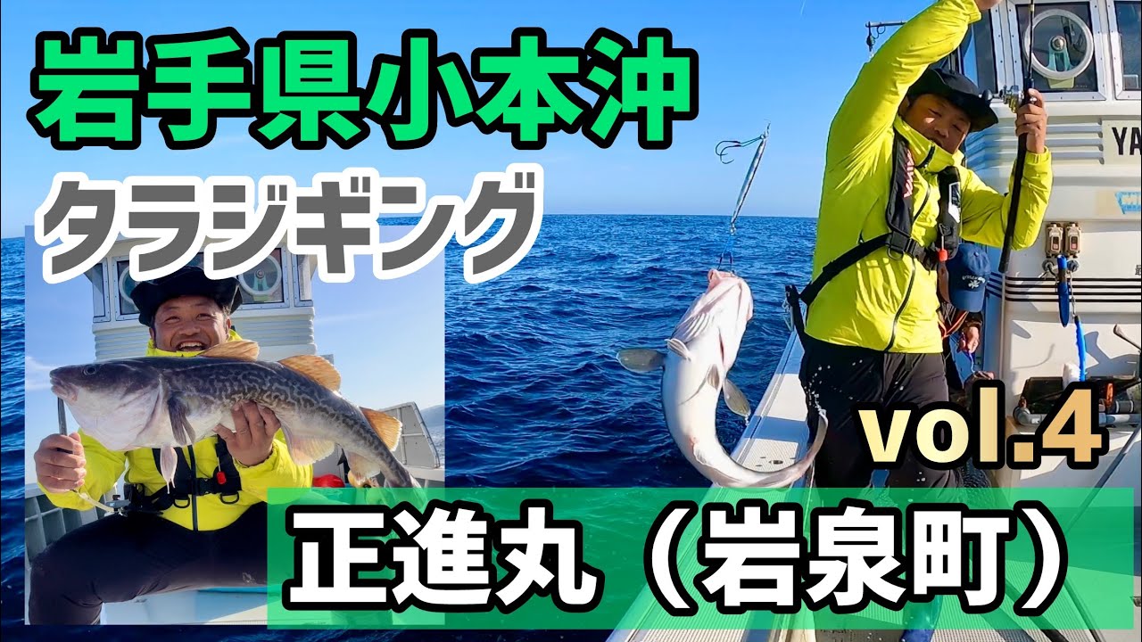 【三陸沖マダラジギング】 釣行２時間半 毛蟹漁手伝いのサービス 岩手県 岩泉町 小本 正進丸 #79