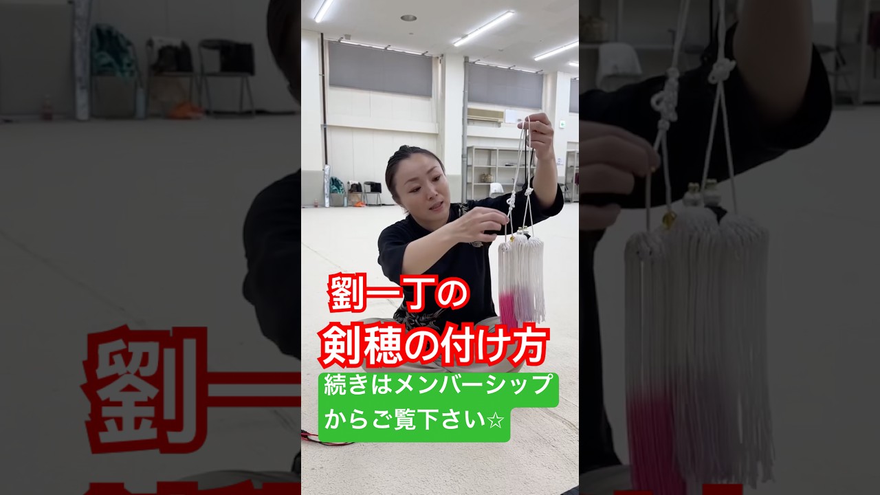 劉一丁の剣穂の付け方⚔️メンバーシップは@ryu-tube ▷の概要欄から登録できます✩︎