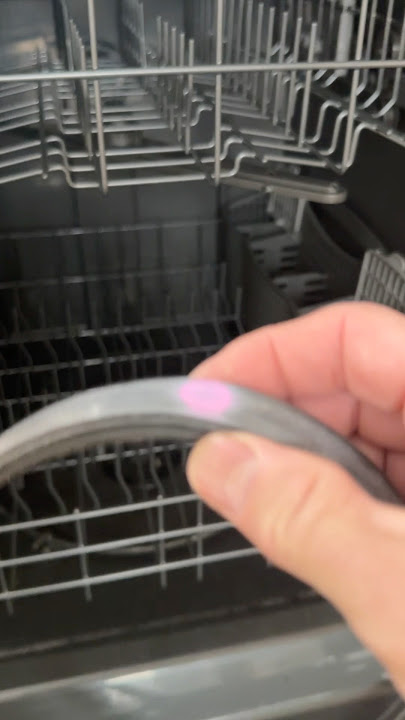 Dishwasher leaks from the side, add a new seal