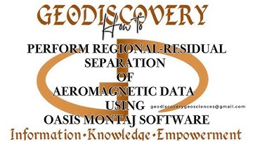 Regional Residual separation of aeromagnetic data