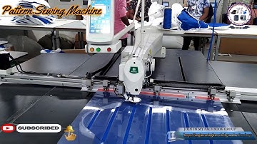 ZOJE Pattern Sewing Machine for Jacket| ZJ-M5-S800H-SF| Operating Video for Padding Jacket Project