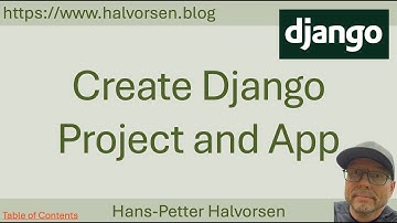 Create Django Project and App | Django and PostgreSQL - Part 2