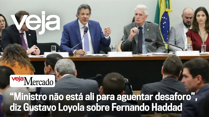 “The minister is not there to put up with insults,” says Gustavo Loyola about Fernando Haddad