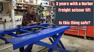 Harbor Freight 6000 Lb Scissor Lift. 3 Years Later, Was It Worth It? An In Depth Review.