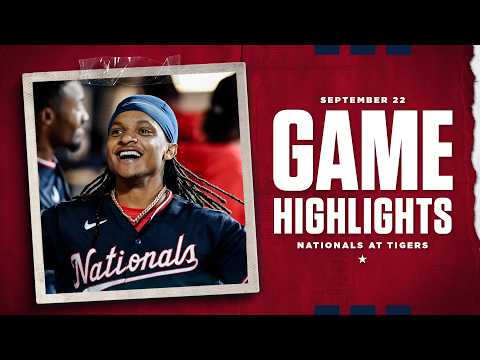 Nationals vs. Tigers Game Highlights (9/22/26) | MLB Highlights
