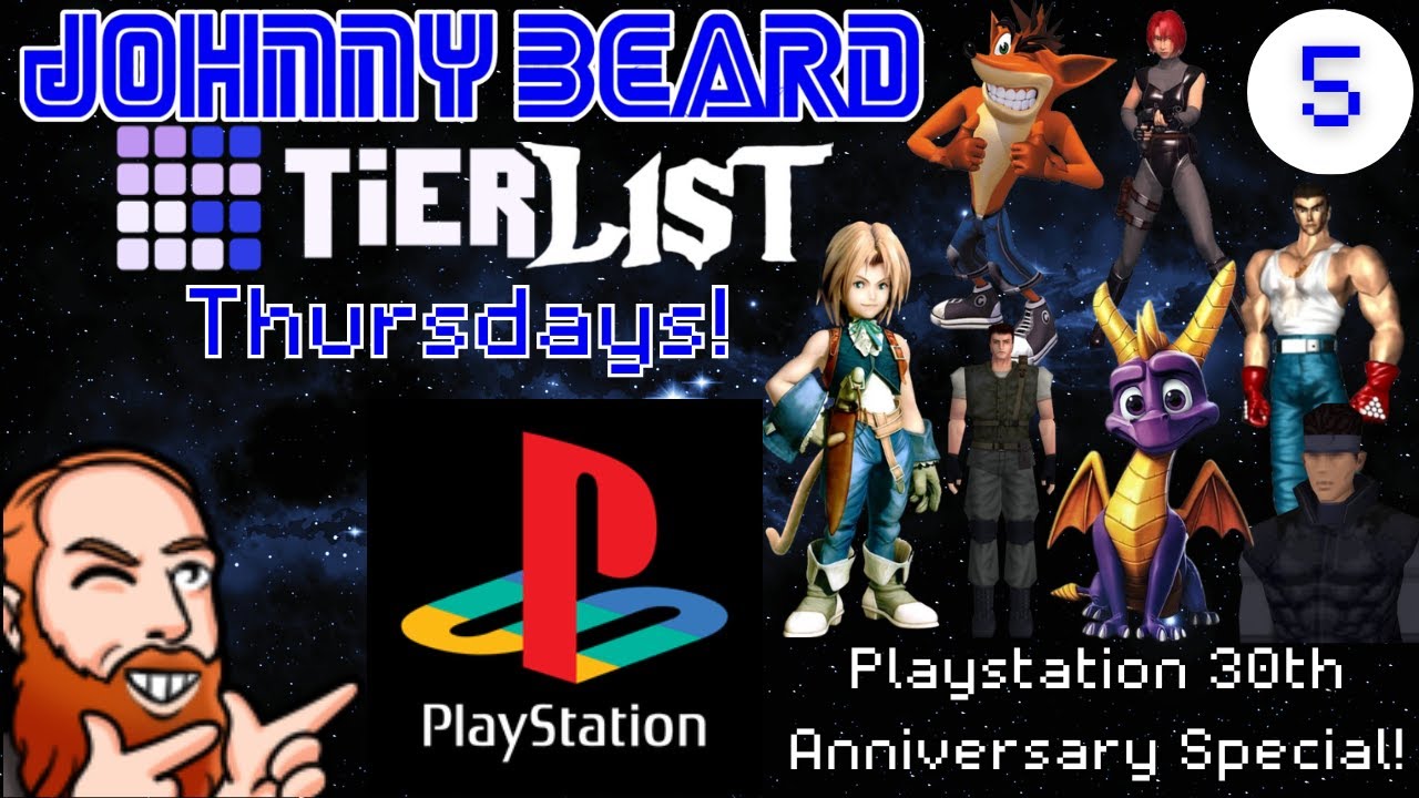Tierlist Thursdays #5: 30 Years of the Sony Playstation (PS1 Games)