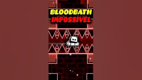 BLOODBATH MAS TODOS OS CLICKS SÃO FRAME PERFECTS!! #geometrydash  #games #gd #shorts