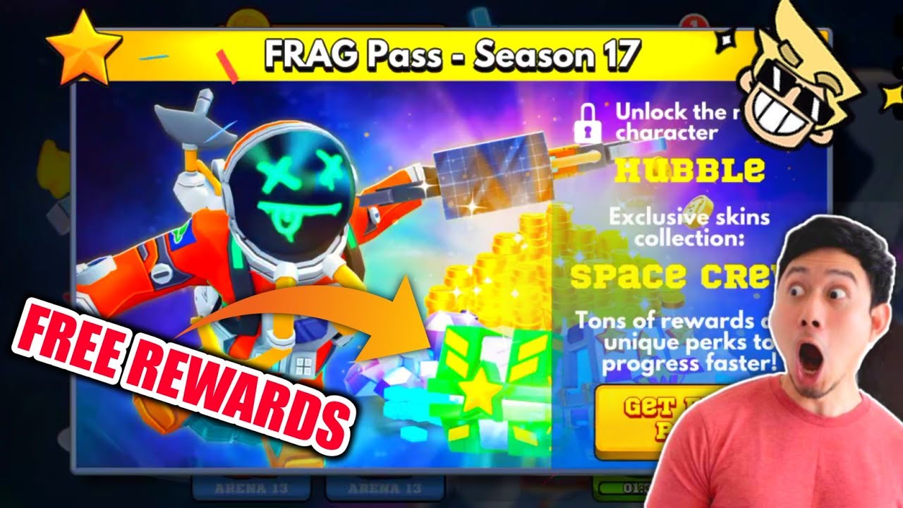 FRAG Pro Shooter Season 17 😍Free Rewards Legendary Card & Chest Box