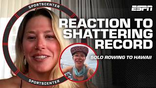 Kelsey Pfendler recounts her harrowing solo row across the Pacific Ocean 😱 | SportsCenter