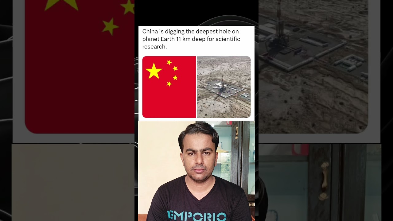 China is digging the deepest hole on planet Earth 11 km deep for scientific research