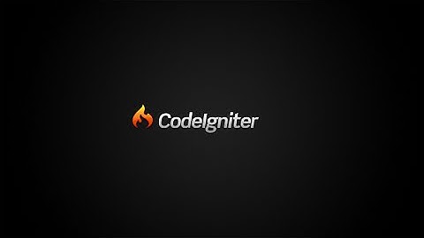 Codeigniter From Scratch - Database Selection Methods
